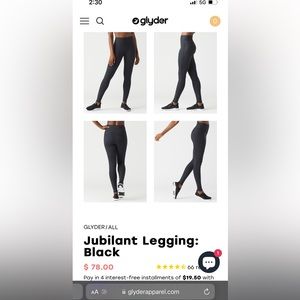 Glyder Jubilant Legging Black